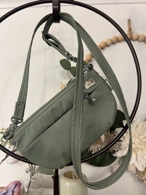 Pacsafe Olive Green Adjustable Crossbody Bag